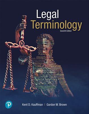 Full size book cover of Legal Terminology}