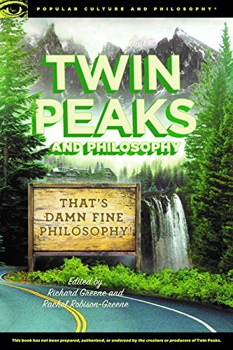 Full size book cover of Twin Peaks and Philosophy: That's Damn Fine Philosophy!}