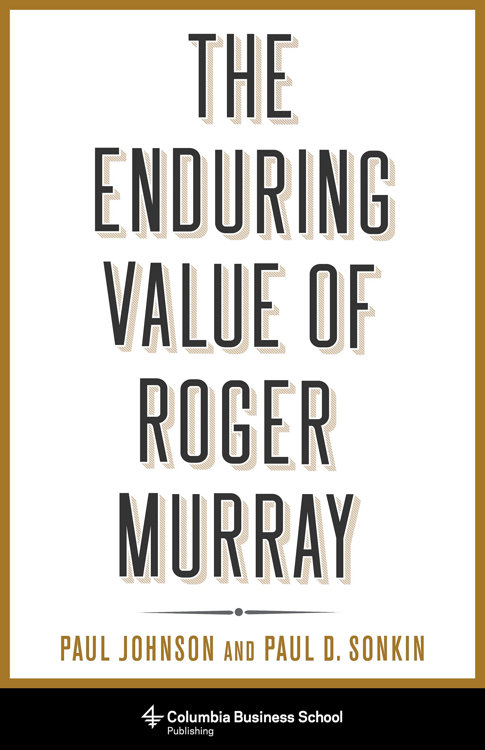 Full size book cover of The Enduring Value of Roger Murray}