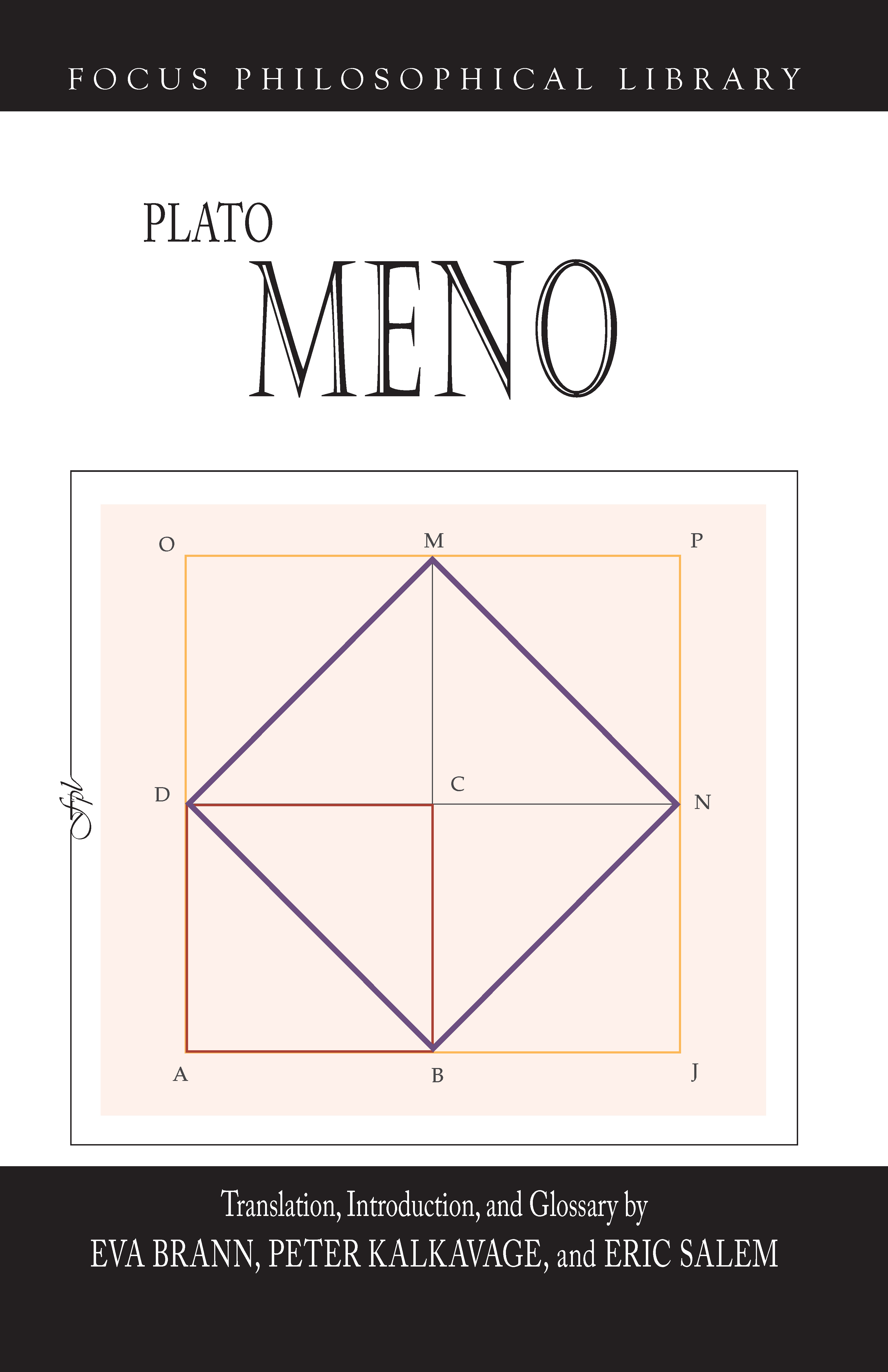 Full size book cover of Plato: Meno}