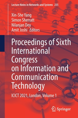 Full size book cover of Proceedings of Sixth International Congress on Information and Communication Technology: ICICT 2021, London, Volume 1}