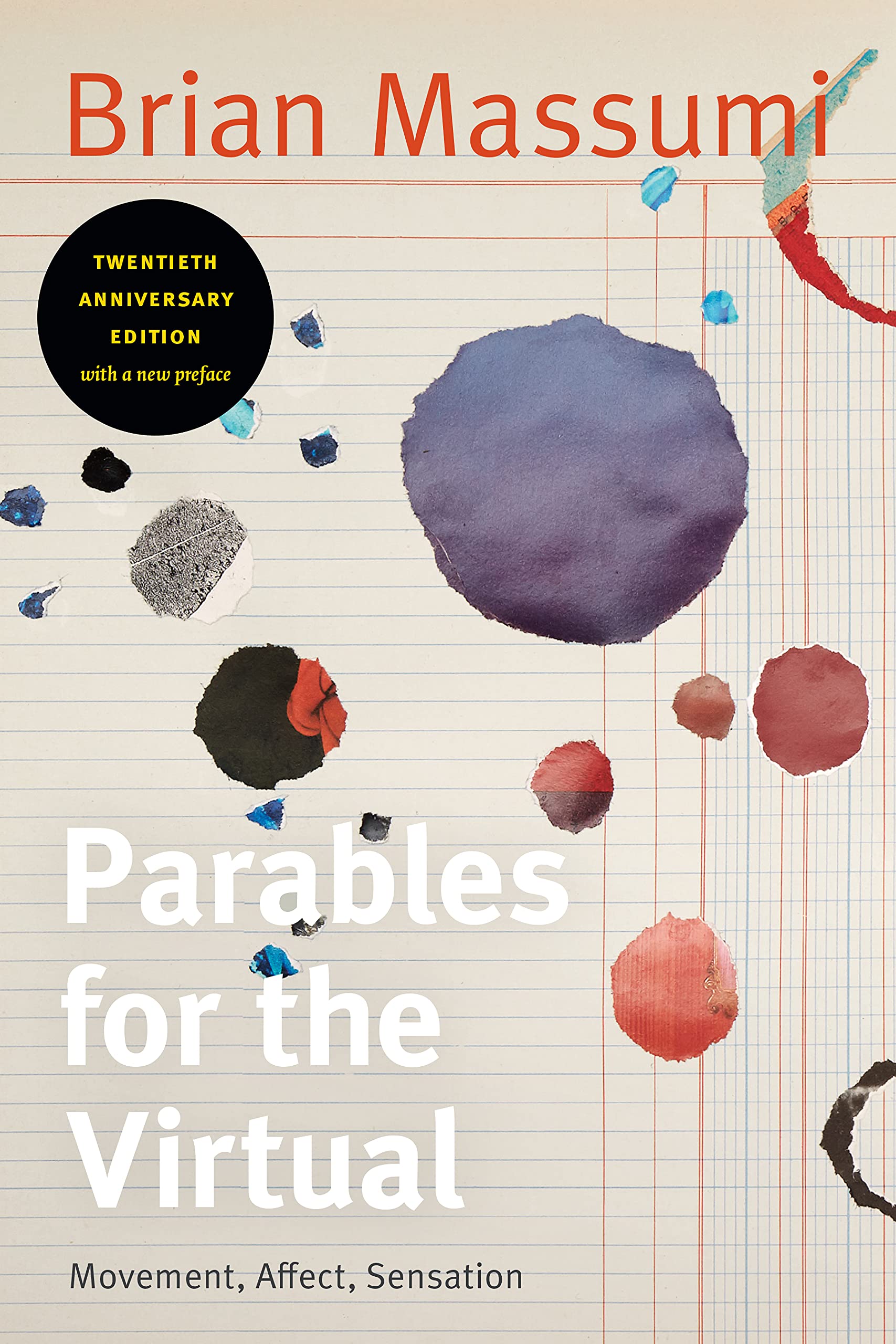 Full size book cover of Parables for the Virtual: Movement, Affect, Sensation}