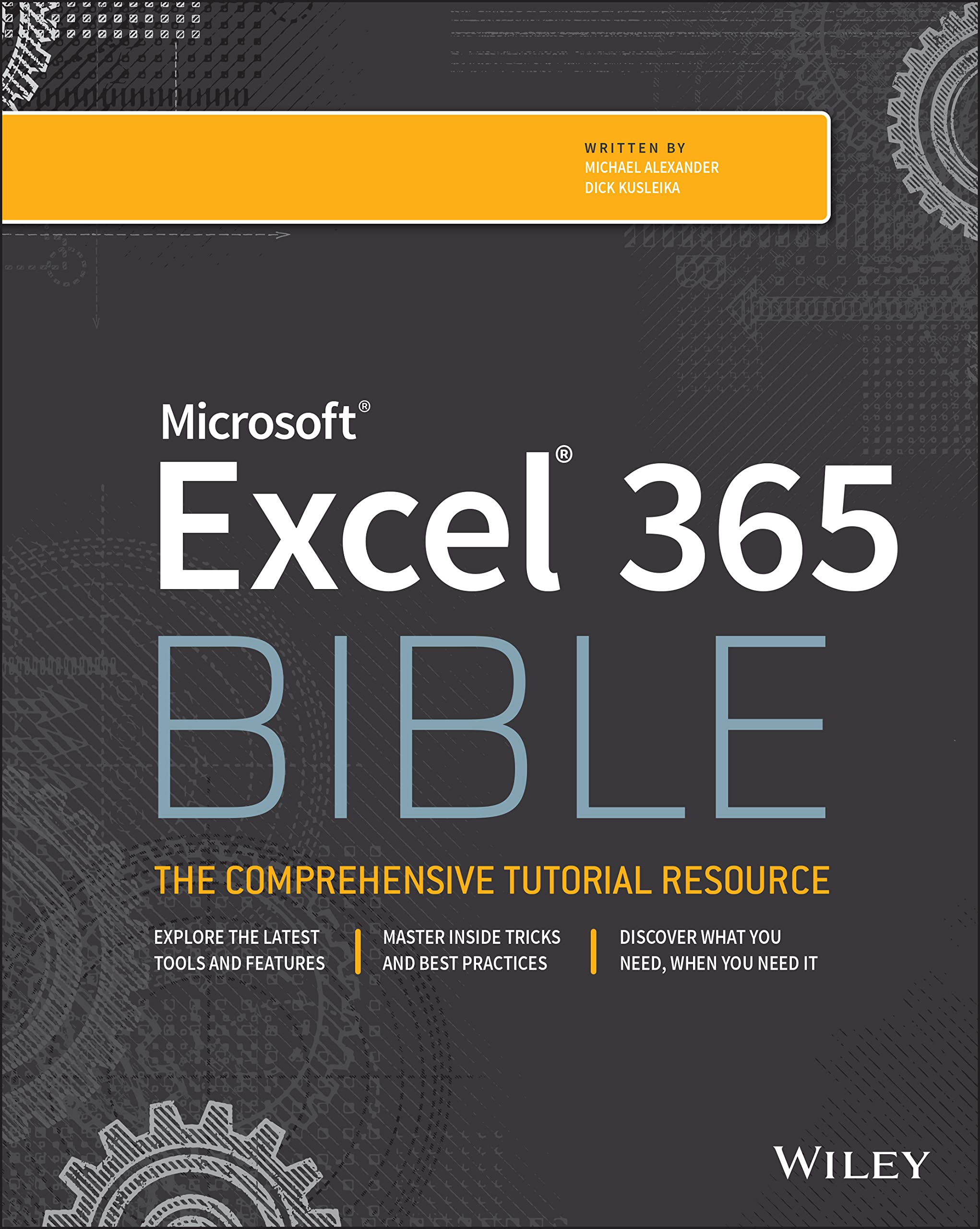 Full size book cover of Microsoft Excel 365 Bible}