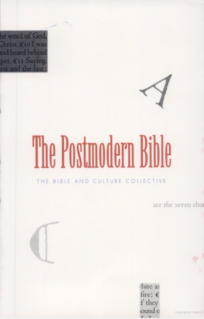 Full size book cover of The Postmodern Bible}