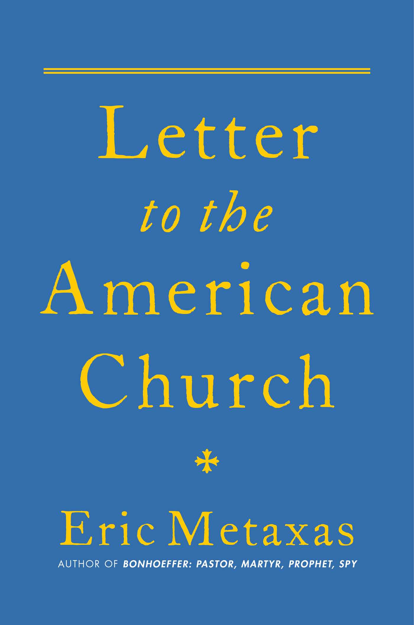 Full size book cover of Letter to the American Church}