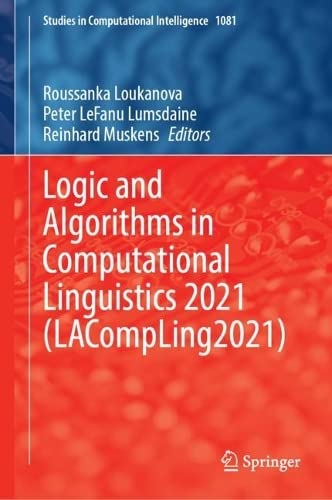 Full size book cover of Logic and Algorithms in Computational Linguistics 2021 (LACompLing2021)}