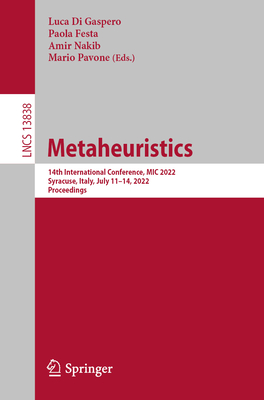 Metaheuristics: 14th International Conference, MIC 2022, Syracuse, Italy, July 11–14, 2022, Proceedings