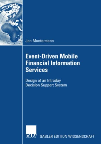 Full size book cover of Event-Driven Mobile Financial Information Services: Design of an Intraday Decision Support System}