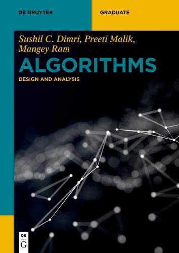 Full size book cover of Algorithms: Design and Analysis}