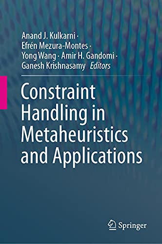 Full size book cover of Constraint Handling in Metaheuristics and Applications}