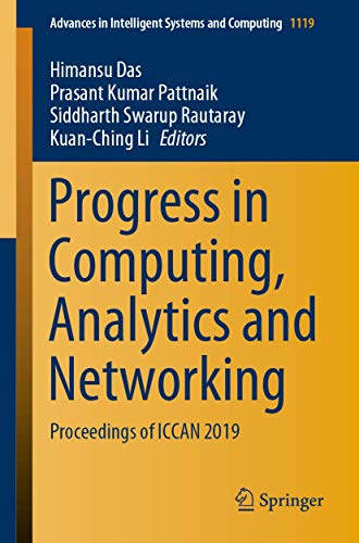 Full size book cover of Progress in Computing, Analytics and Networking: Proceedings of ICCAN 2019}