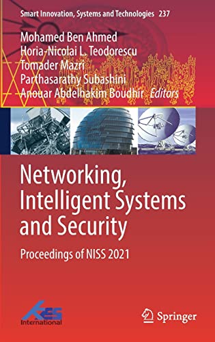 Full size book cover of Networking, Intelligent Systems and Security: Proceedings of NISS 2021}