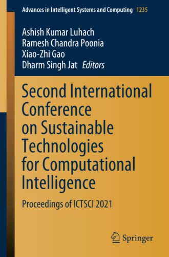 Full size book cover of Second International Conference on Sustainable Technologies for Computational Intelligence: Proceedings of ICTSCI 2021}