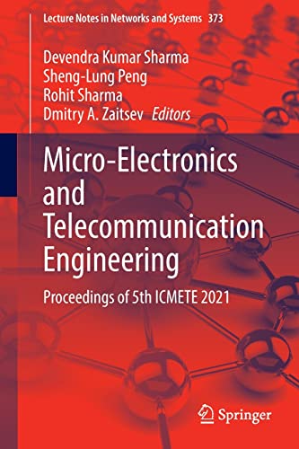 Full size book cover of Micro-Electronics and Telecommunication Engineering: Proceedings of 5th ICMETE 2021}