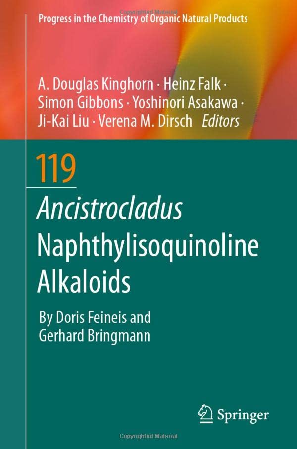 Full size book cover of Ancistrocladus Naphthylisoquinoline Alkaloids}