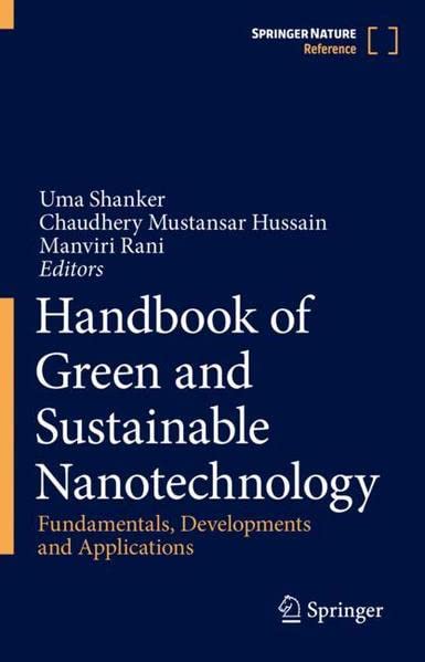 Full size book cover of Handbook of Green and Sustainable Nanotechnology: Fundamentals, Developments and Applications}