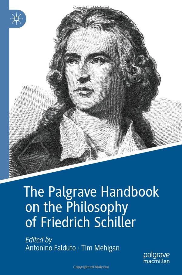 Full size book cover of The Palgrave Handbook on the Philosophy of Friedrich Schiller}