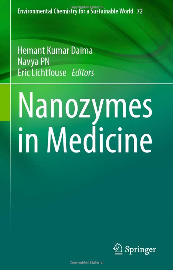 Full size book cover of Nanozymes in Medicine}