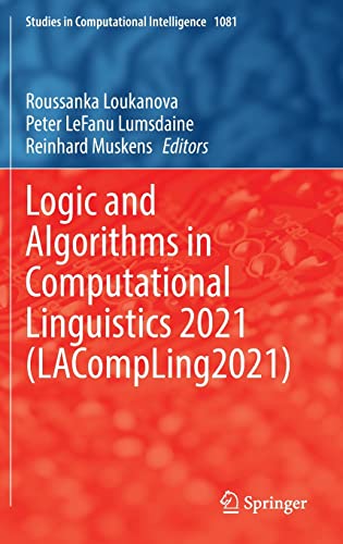 Full size book cover of Logic and Algorithms in Computational Linguistics 2021 (LACompLing2021)}