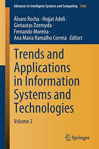 Full size book cover of Trends and Applications in Information Systems and Technologies: Volume 2}