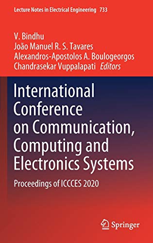 Full size book cover of International Conference on Communication, Computing and Electronics Systems: Proceedings of ICCCES 2020}