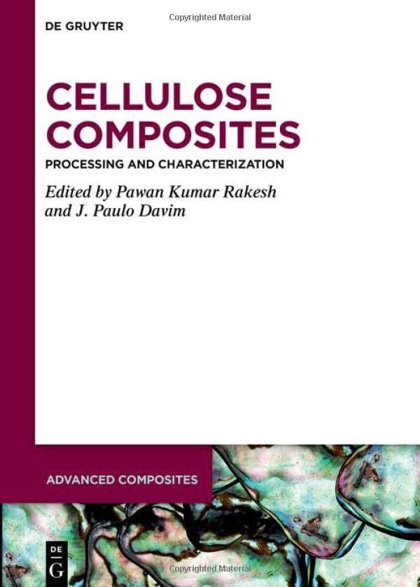 Full size book cover of Cellulose Composites: Processing and Characterization}