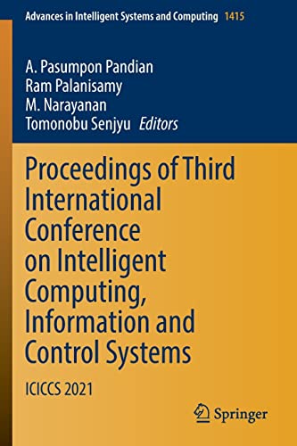 Full size book cover of Proceedings of Third International Conference on Intelligent Computing, Information and Control Systems: ICICCS 2021}