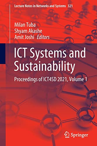 Full size book cover of ICT Systems and Sustainability: Proceedings of ICT4SD 2021, Volume 1}