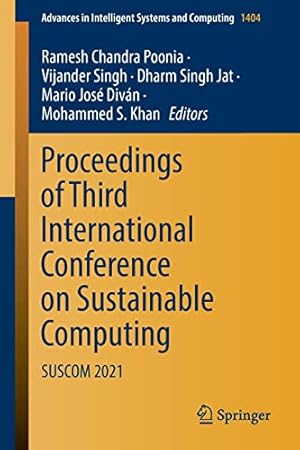 Proceedings of Third International Conference on Sustainable Computing: SUSCOM 2021