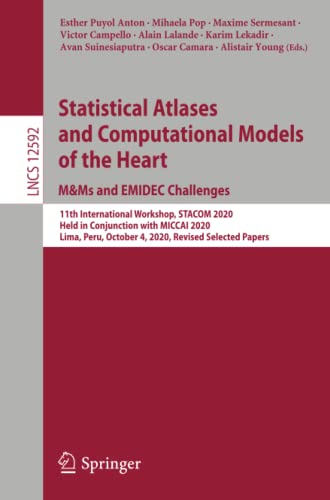 Full size book cover of Statistical Atlases and Computational Models of the Heart. M&Ms and EMIDEC Challenges}