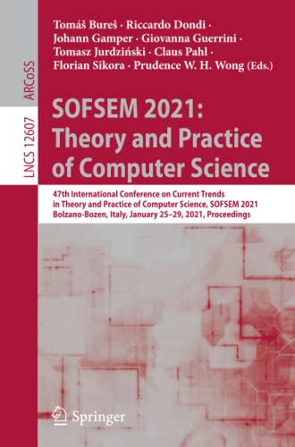 Full size book cover of SOFSEM 2021: Theory and Practice of Computer Science}