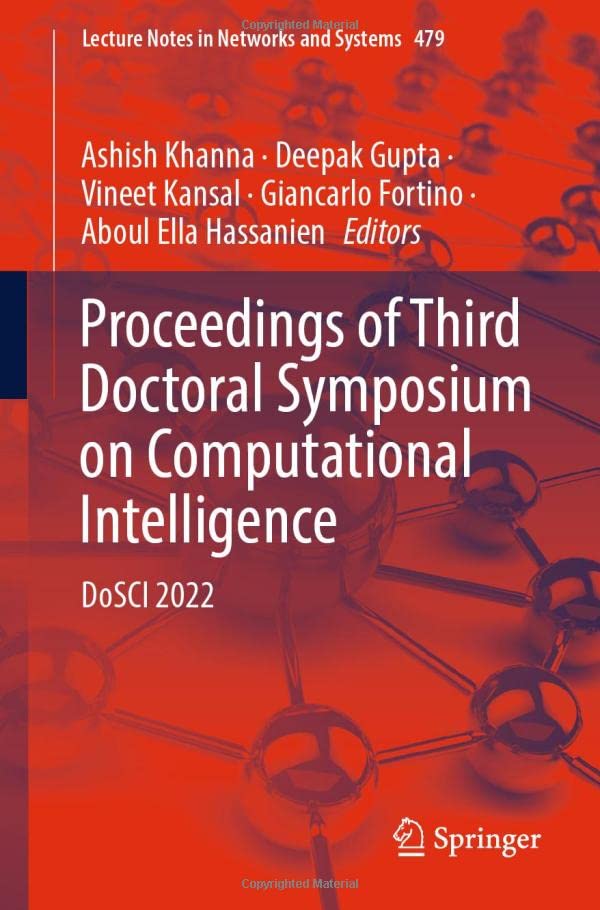 Proceedings of Third Doctoral Symposium on Computational Intelligence: DoSCI 2022