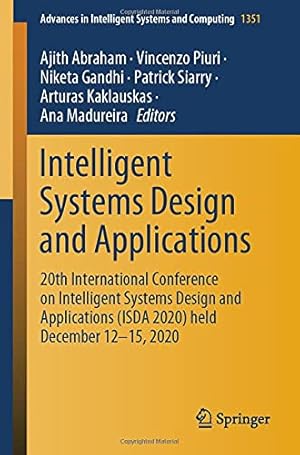 Intelligent Systems Design and Applications: 20th International Conference on Intelligent Systems Design and Applications