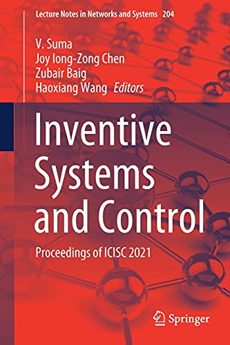 Full size book cover of Inventive Systems and Control: Proceedings of ICISC 2021}