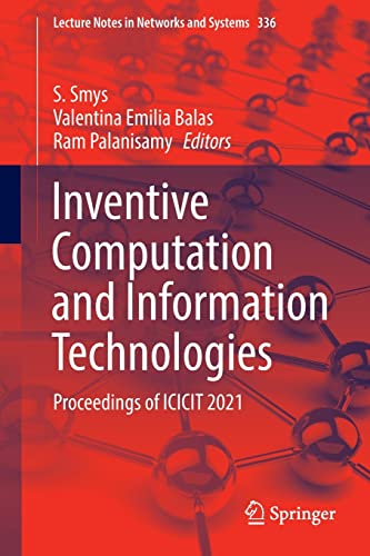 Full size book cover of Inventive Computation and Information Technologies: Proceedings of ICICIT 2021}