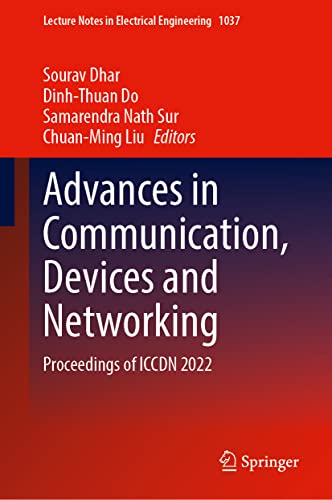 Full size book cover of Advances in Communication, Devices and Networking: Proceedings of ICCDN 2022}