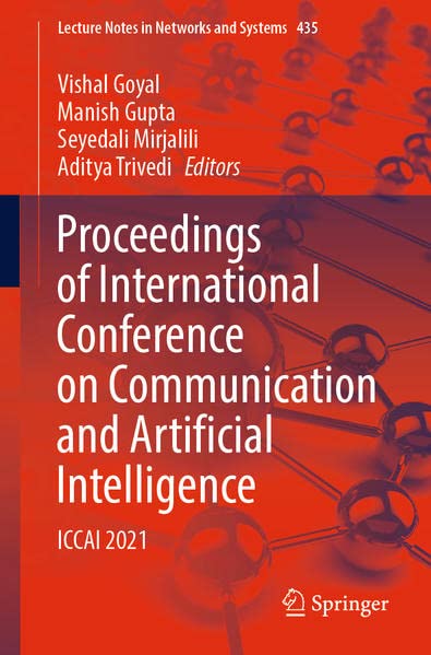 Full size book cover of Proceedings of International Conference on Communication and Artificial Intelligence: ICCAI 2021}