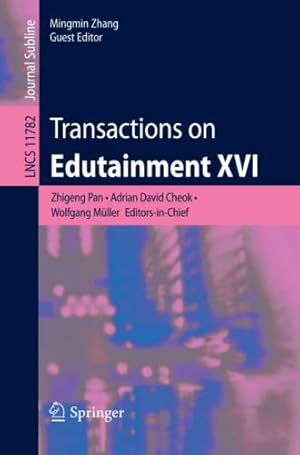 Transactions on Edutainment XVI