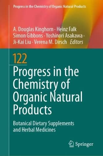 Full size book cover of Progress in the Chemistry of Organic Natural Products 122: Botanical Dietary Supplements and Herbal Medicines}