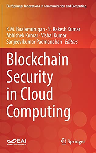 Full size book cover of Blockchain Security in Cloud Computing}