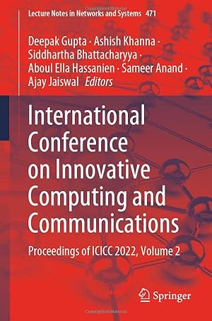 International Conference on Innovative Computing and Communications: Proceedings of ICICC 2022, Volume 2