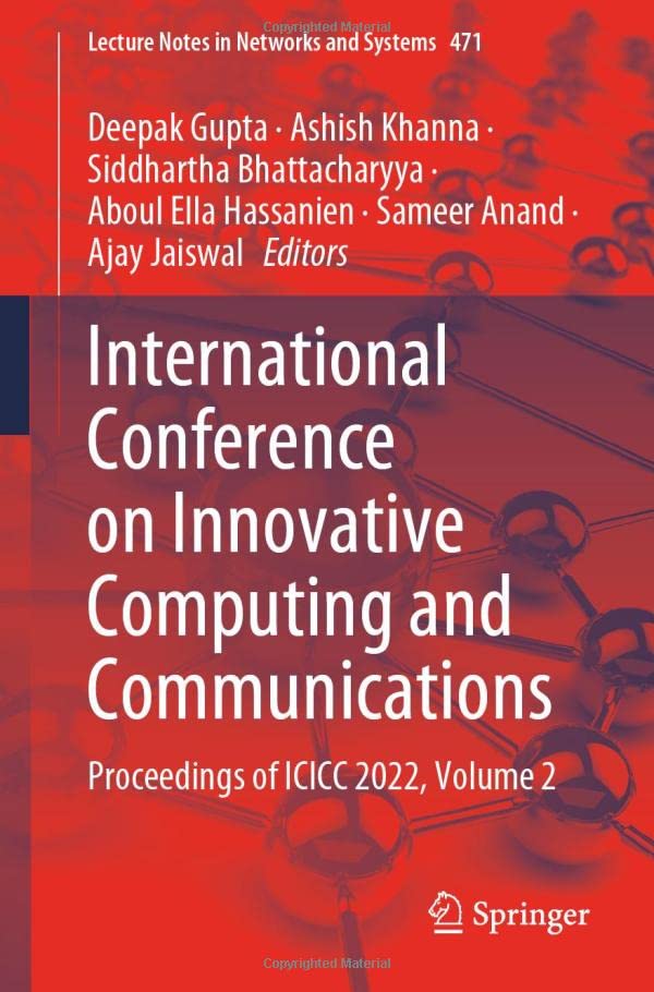 International Conference on Innovative Computing and Communications: Proceedings of ICICC 2022, Volume 2