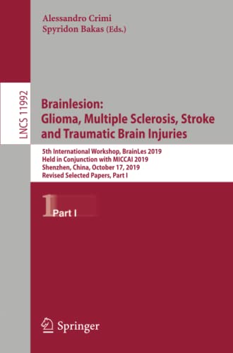 Full size book cover of Brainlesion: Glioma, Multiple Sclerosis, Stroke and Traumatic Brain Injuries}