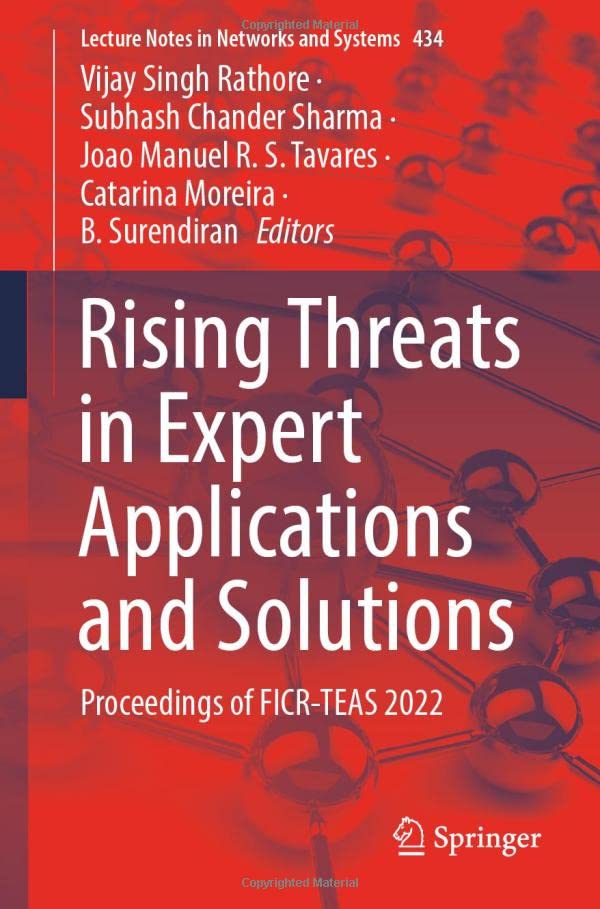 Rising Threats in Expert Applications and Solutions: Proceedings of FICR-TEAS 2022