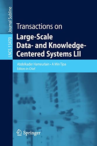 Full size book cover of Transactions on Large-Scale Data- and Knowledge-Centered Systems LII}