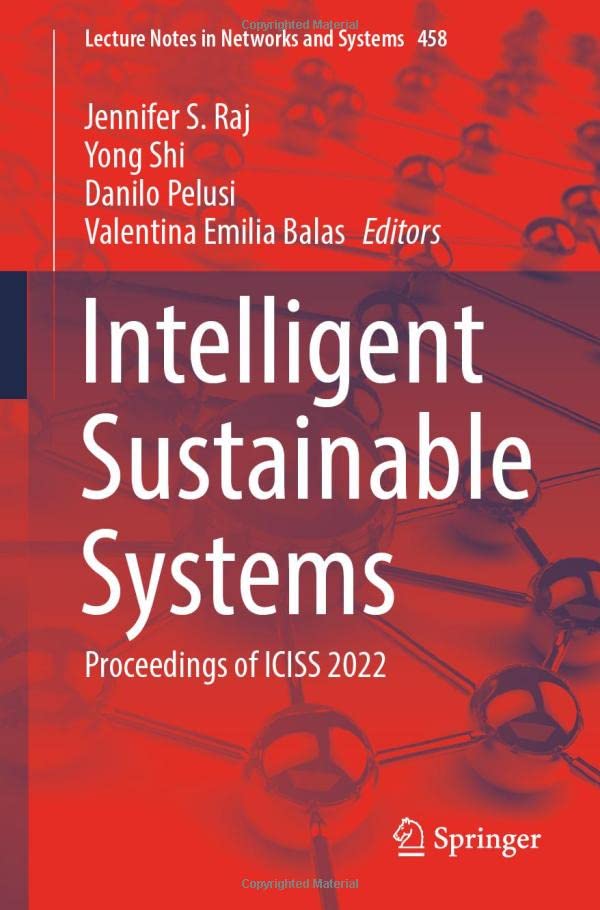 Full size book cover of Intelligent Sustainable Systems: Proceedings of ICISS 2022}