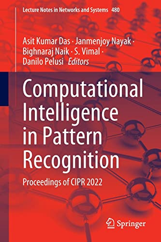 Full size book cover of Computational Intelligence in Pattern Recognition: Proceedings of CIPR 2022}