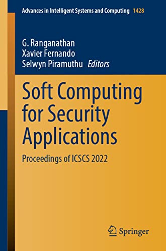 Full size book cover of Soft Computing for Security Applications: Proceedings of ICSCS 2022}