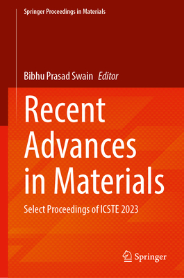 Full size book cover of Recent Advances in Materials: Select Proceedings of ICSTE 2023}