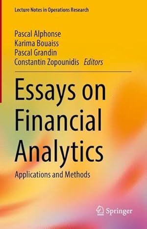 Essays on Financial Analytics: Applications and Methods